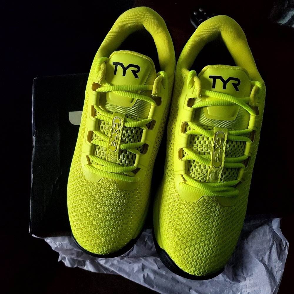 Womens TYR CXT-2 Trainer 730 FL Yellow Size 7.5